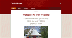 Desktop Screenshot of mlkcrabhouse.com